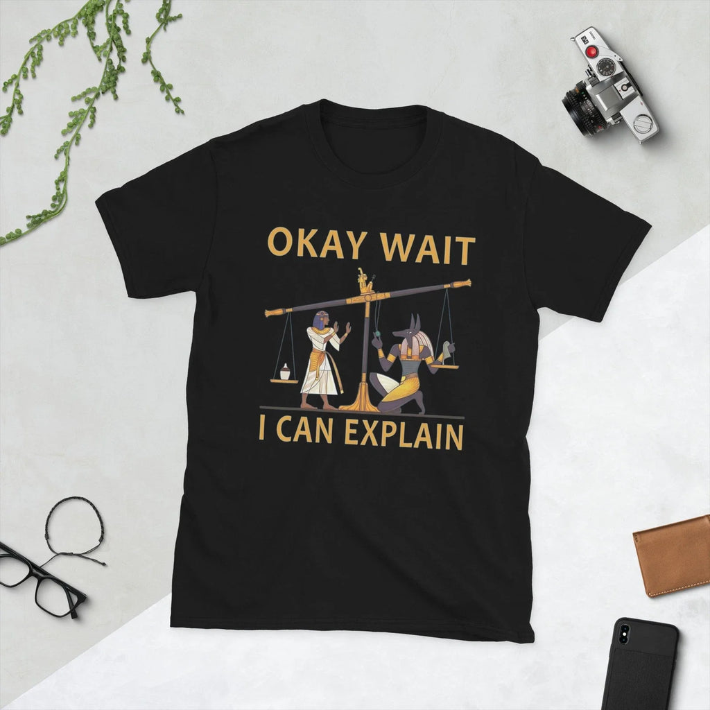 Okay Wait I Can Explain Ancient Egypt Humor Meme - Adult & Kids T-Shirts, Sweatshirts & Hoodies apparel design preview 1