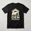 Den Manager Papa Bear Funny Father's Day Gift for Dad - Adult & Kids T-Shirts, Sweatshirts & Hoodies apparel design preview 1
