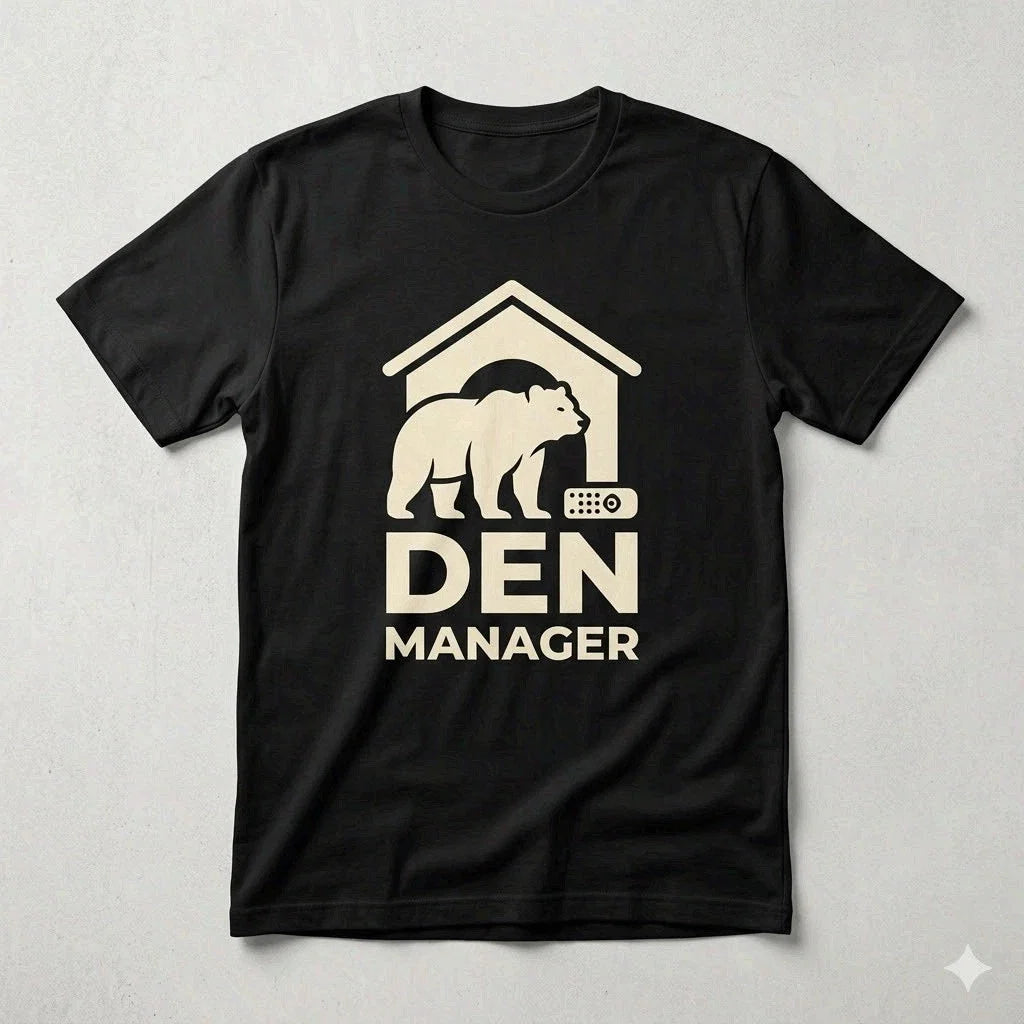Den Manager Papa Bear Funny Father's Day Gift for Dad - Adult & Kids T-Shirts, Sweatshirts & Hoodies apparel design preview 1