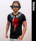Pistol Boutique Black Fitted Mens Crew Neck Bowie - Adult & Kids T-Shirts, Sweatshirts & Hoodies apparel design preview 1
