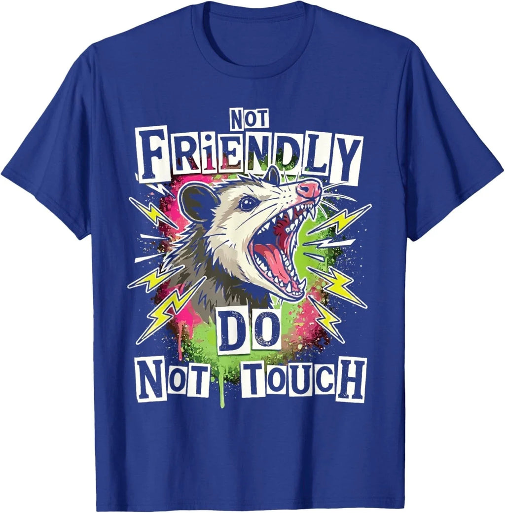 Opossum Not Friendly Funny Ironic Meme - Adult & Kids T-Shirts, Sweatshirts & Hoodies apparel design preview 1