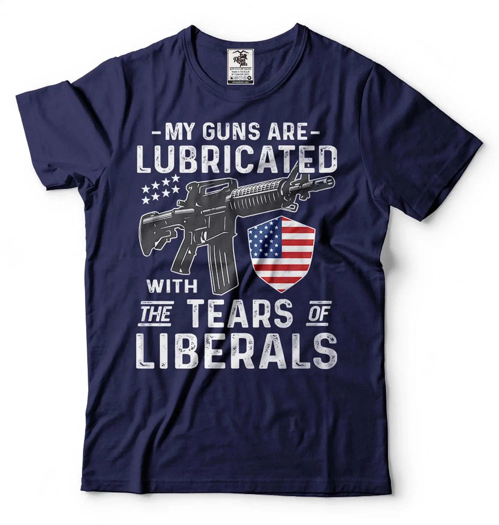 Funny Pro Gun Tears Of Liberals 2nd Amendment Anti - Adult & Kids T-Shirts, Sweatshirts & Hoodies apparel design preview 1