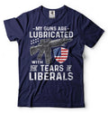 Funny Pro Gun Tears Of Liberals 2nd Amendment Anti - Adult & Kids T-Shirts, Sweatshirts & Hoodies apparel design preview 1