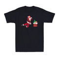 Merry Christmas Santa Claus Chimney Deliver Gift - Adult & Kids T-Shirts, Sweatshirts & Hoodies apparel design preview 1