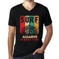 Men's Graphic V Neck Summer Time Surf In Algarve - Adult & Kids T-Shirts, Sweatshirts & Hoodies apparel design preview 1