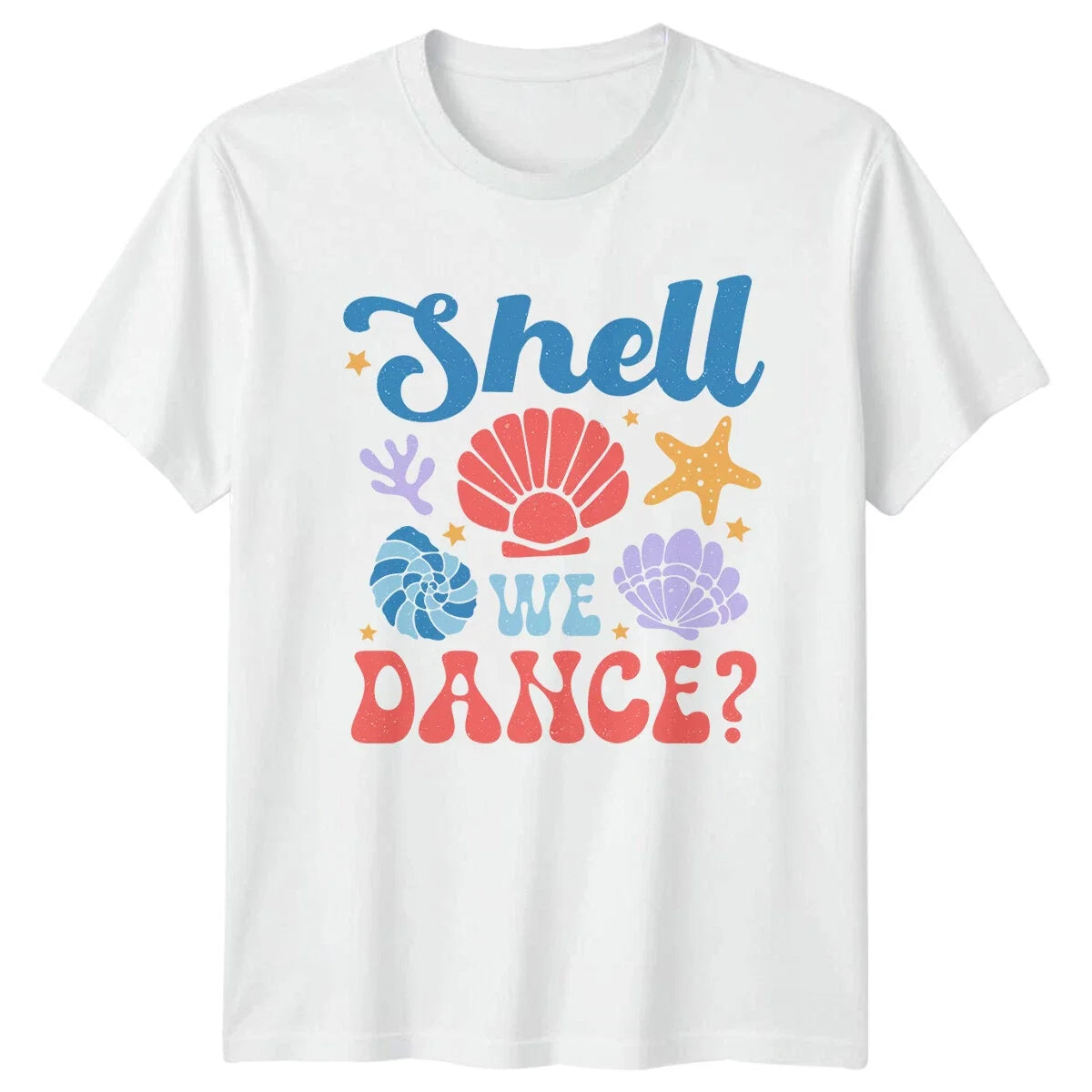 Shell We Dance? Boho Summer Beach Adult Mens Womens - Adult & Kids T-Shirts, Sweatshirts & Hoodies apparel design preview 1