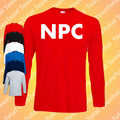 NPC Funny Non Player Character Gen Z Introvert - Adult & Kids T-Shirts, Sweatshirts & Hoodies apparel design preview 1