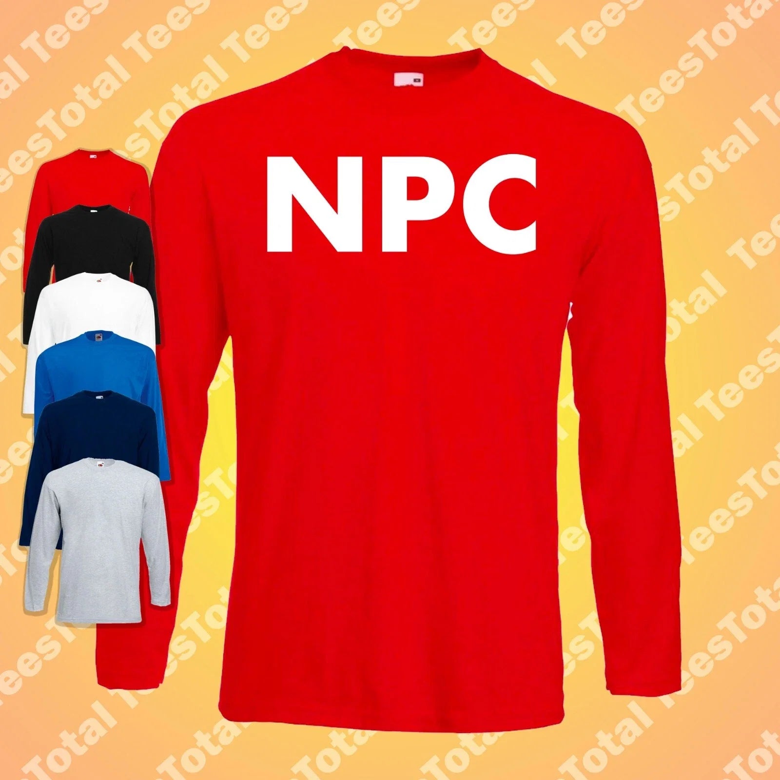 NPC Funny Non Player Character Gen Z Introvert - Adult & Kids T-Shirts, Sweatshirts & Hoodies apparel design preview 1