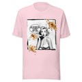 Vintage COFFEE FUNNY POP ART WOMAN ALL SIZES PINK - Adult & Kids T-Shirts, Sweatshirts & Hoodies apparel design preview 1