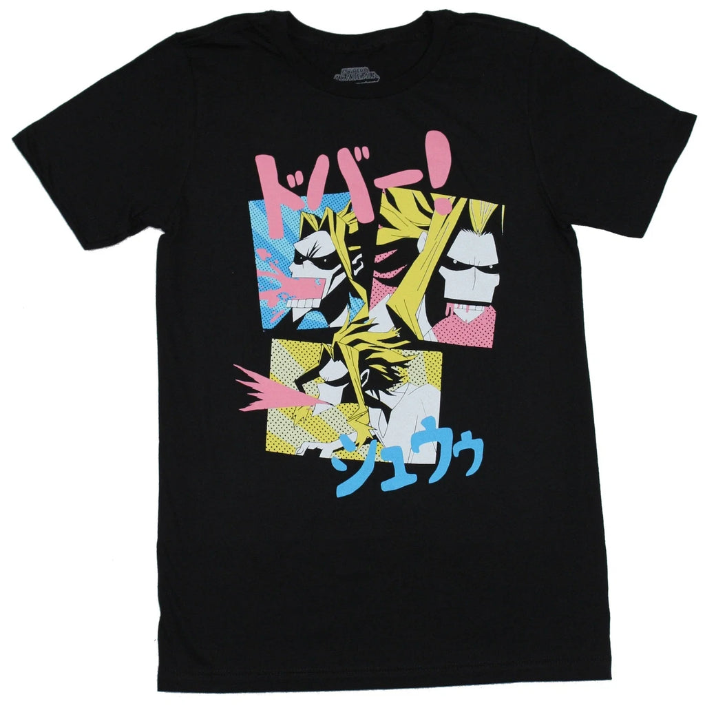 My Hero Academia Adult New All Might Colorful 80s - Adult & Kids T-Shirts, Sweatshirts & Hoodies apparel design preview 1