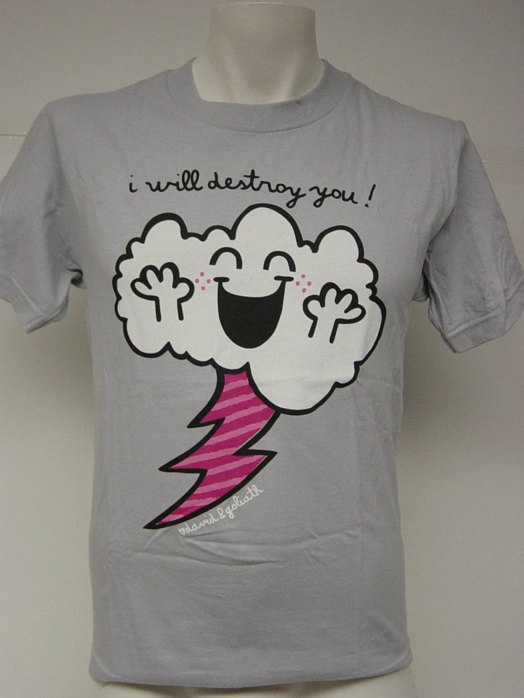 Mens David Goliath Stupid Factory I Will Destroy You - Adult & Kids T-Shirts, Sweatshirts & Hoodies apparel design preview 1