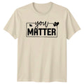 You Matter Heart Boho Slogan Graphic Motivational - Adult & Kids T-Shirts, Sweatshirts & Hoodies apparel design preview 1