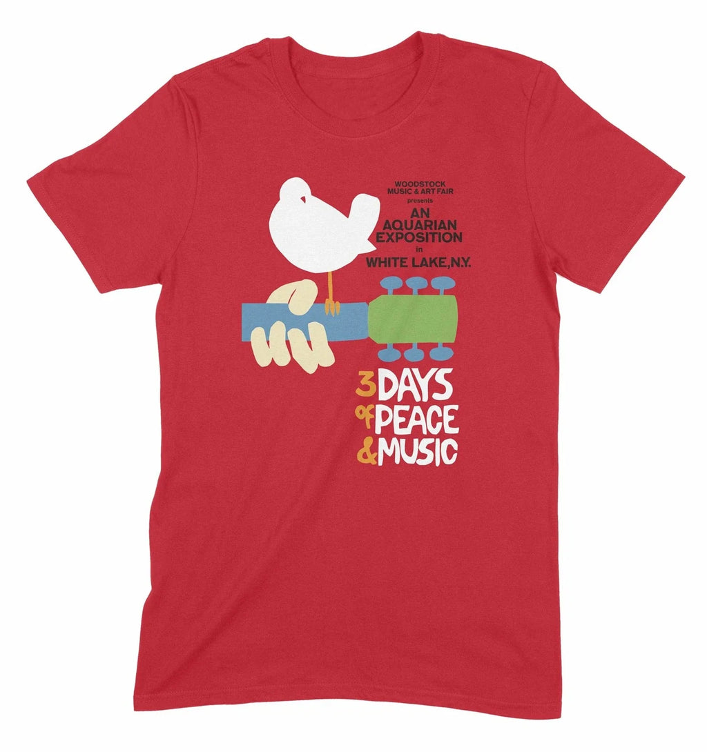 Woodstock Festival Poster Vintage 1960s Hippie - Adult & Kids T-Shirts, Sweatshirts & Hoodies apparel design preview 1