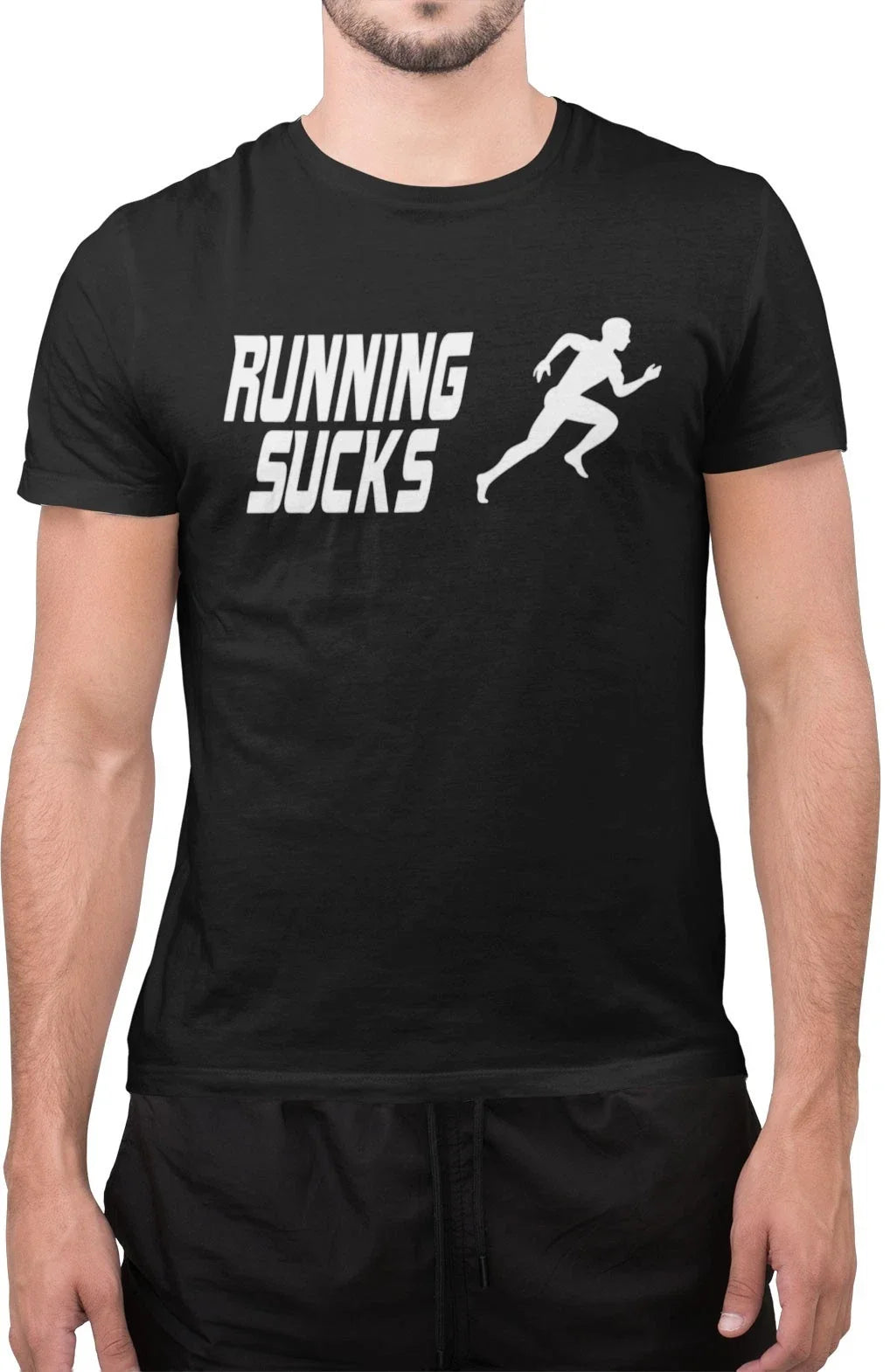 Adult Running Sucks Funny Work Out Gym Sarcastic - Adult & Kids T-Shirts, Sweatshirts & Hoodies apparel design preview 1