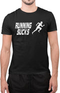 Adult Running Sucks Funny Work Out Gym Sarcastic - Adult & Kids T-Shirts, Sweatshirts & Hoodies apparel design preview 1