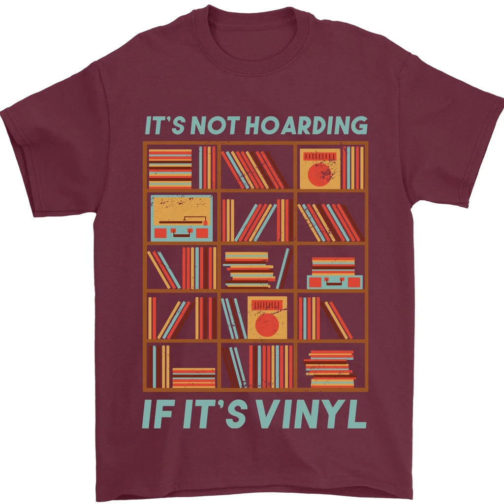 Its Not Hoarding Funny Vinyl Records Turntable Mens - Adult & Kids T-Shirts, Sweatshirts & Hoodies apparel design preview 1