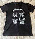 Metal Cat Funny Meowtallica Metallica - Adult & Kids T-Shirts, Sweatshirts & Hoodies apparel design preview 1