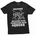 Drummer funny gift drumming music musician band for - Adult & Kids T-Shirts, Sweatshirts & Hoodies apparel design preview 1