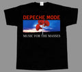 DEPECHE MODE MUSIC FOR THE MASSES SHORT NEW BLACK - Adult & Kids T-Shirts, Sweatshirts & Hoodies apparel design preview 1