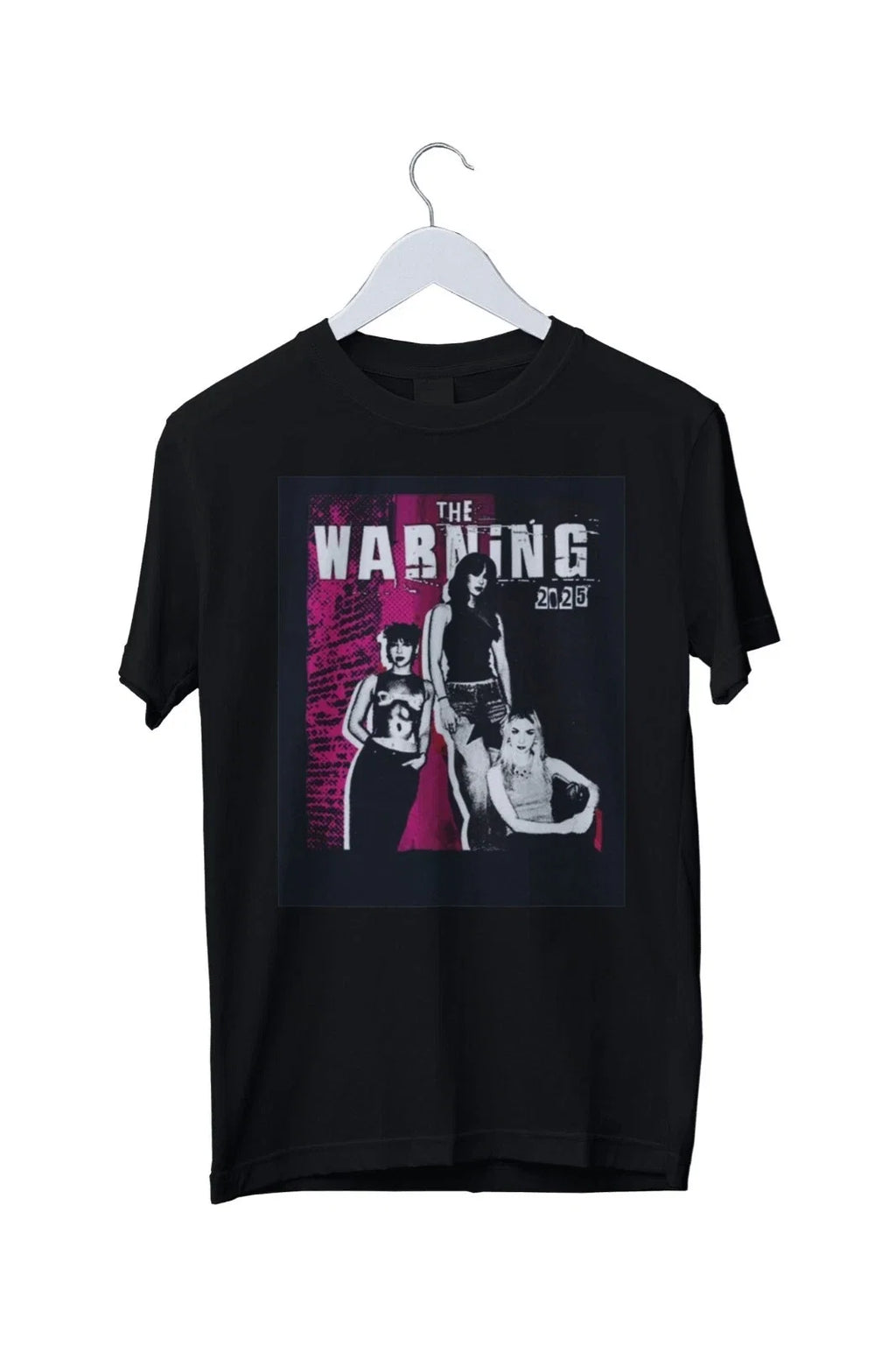 New The Warning band 2025 tour Graphic Mens S M L XL - Adult & Kids T-Shirts, Sweatshirts & Hoodies apparel design preview 1