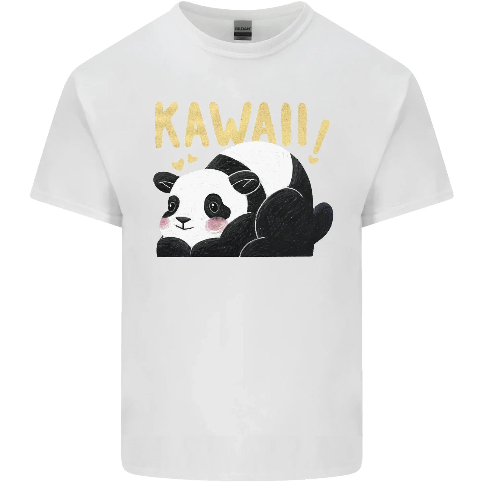 Kawaii Panda Bear Cute Mens Cotton Top - Adult & Kids T-Shirts, Sweatshirts & Hoodies apparel design preview 1