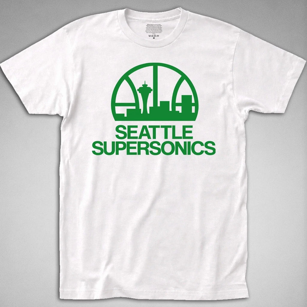 SEATTLE SUPERSONICS nba basketball super sonics 80s - Adult & Kids T-Shirts, Sweatshirts & Hoodies apparel design preview 1