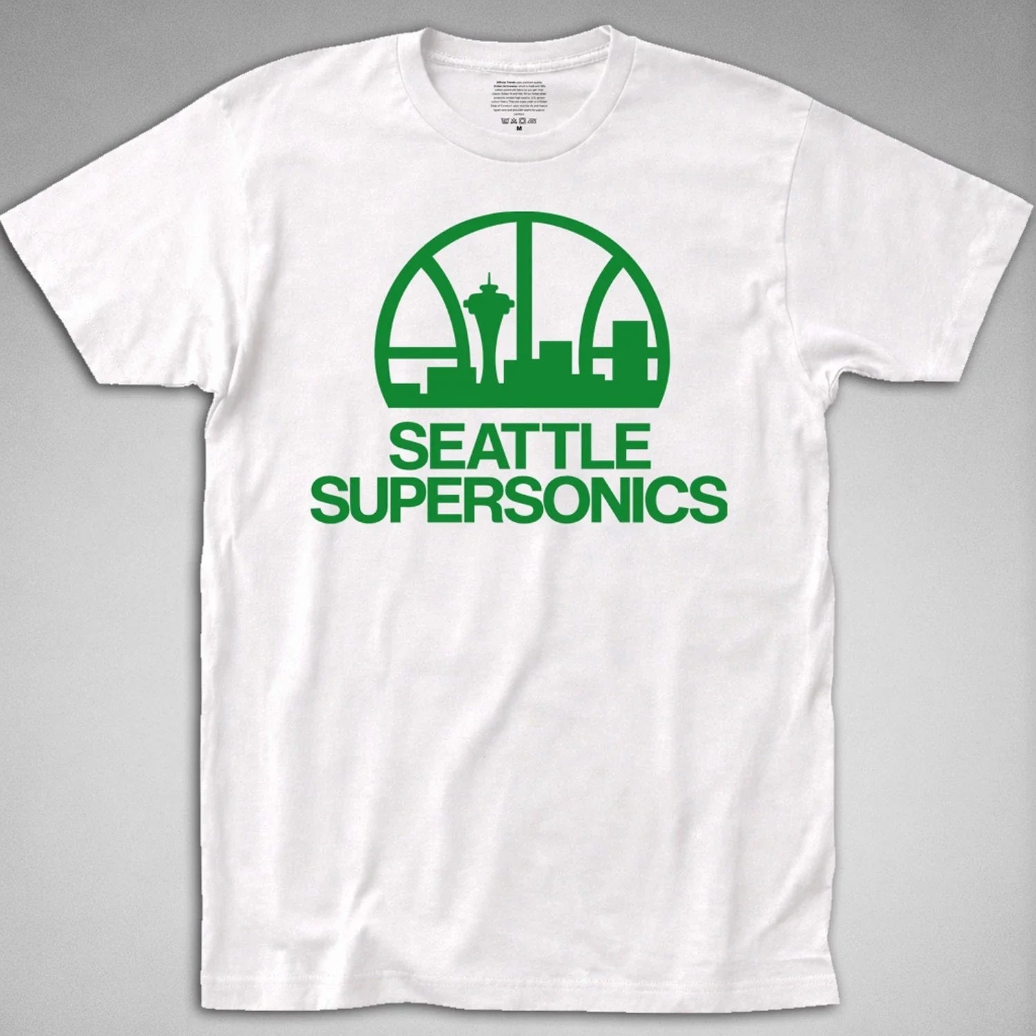 SEATTLE SUPERSONICS nba basketball super sonics 80s - Adult & Kids T-Shirts, Sweatshirts & Hoodies apparel design preview 1