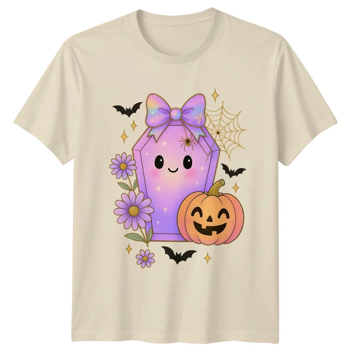 Womens Kawaii Halloween Coffin Pastel Goth Gift For - Adult & Kids T-Shirts, Sweatshirts & Hoodies apparel design preview 1