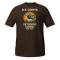 D.B. Cooper Skydiving School Funny Retro Mystery DTG - Adult & Kids T-Shirts, Sweatshirts & Hoodies apparel design preview 1