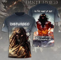 Disturbed Band Music 3D AOP Graphic Rock Unisex S-5XL - Adult & Kids T-Shirts, Sweatshirts & Hoodies apparel design preview 1