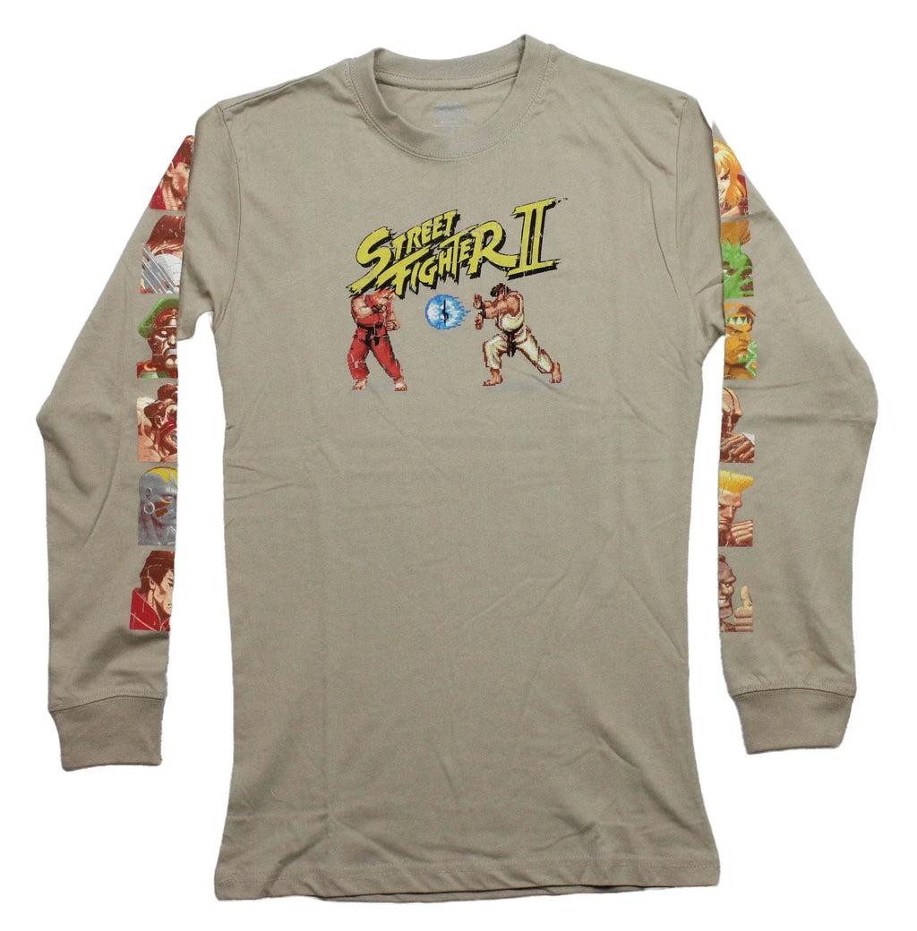 Street Fighter II New Battle Power Move Group Back - Adult & Kids T-Shirts, Sweatshirts & Hoodies apparel design preview 1