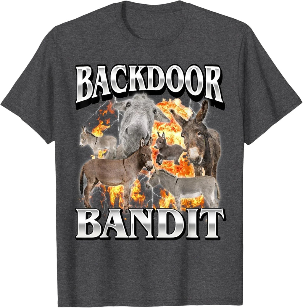Backdoor Eats Funny Offensive Donkey Meme Bootleg Men - Adult & Kids T-Shirts, Sweatshirts & Hoodies apparel design preview 1