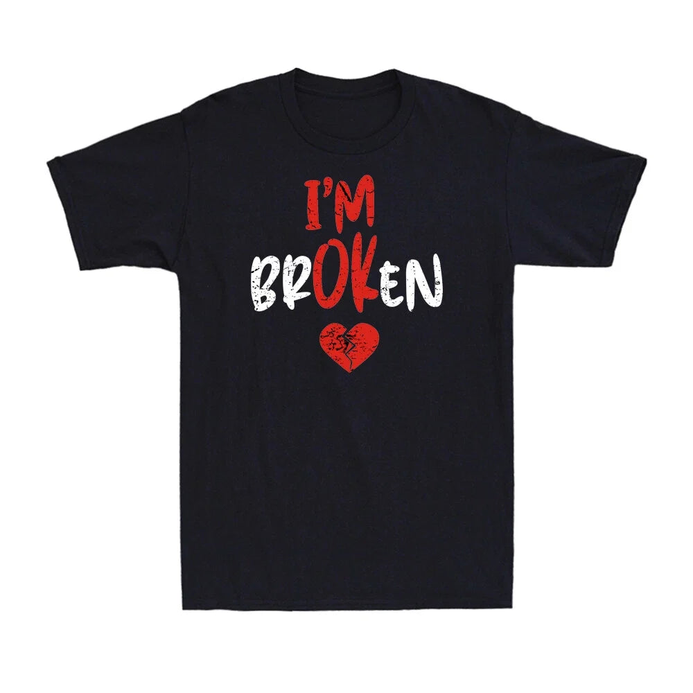 I'm Ok Broken Invisible Illness Funny Sarcastic - Adult & Kids T-Shirts, Sweatshirts & Hoodies apparel design preview 1