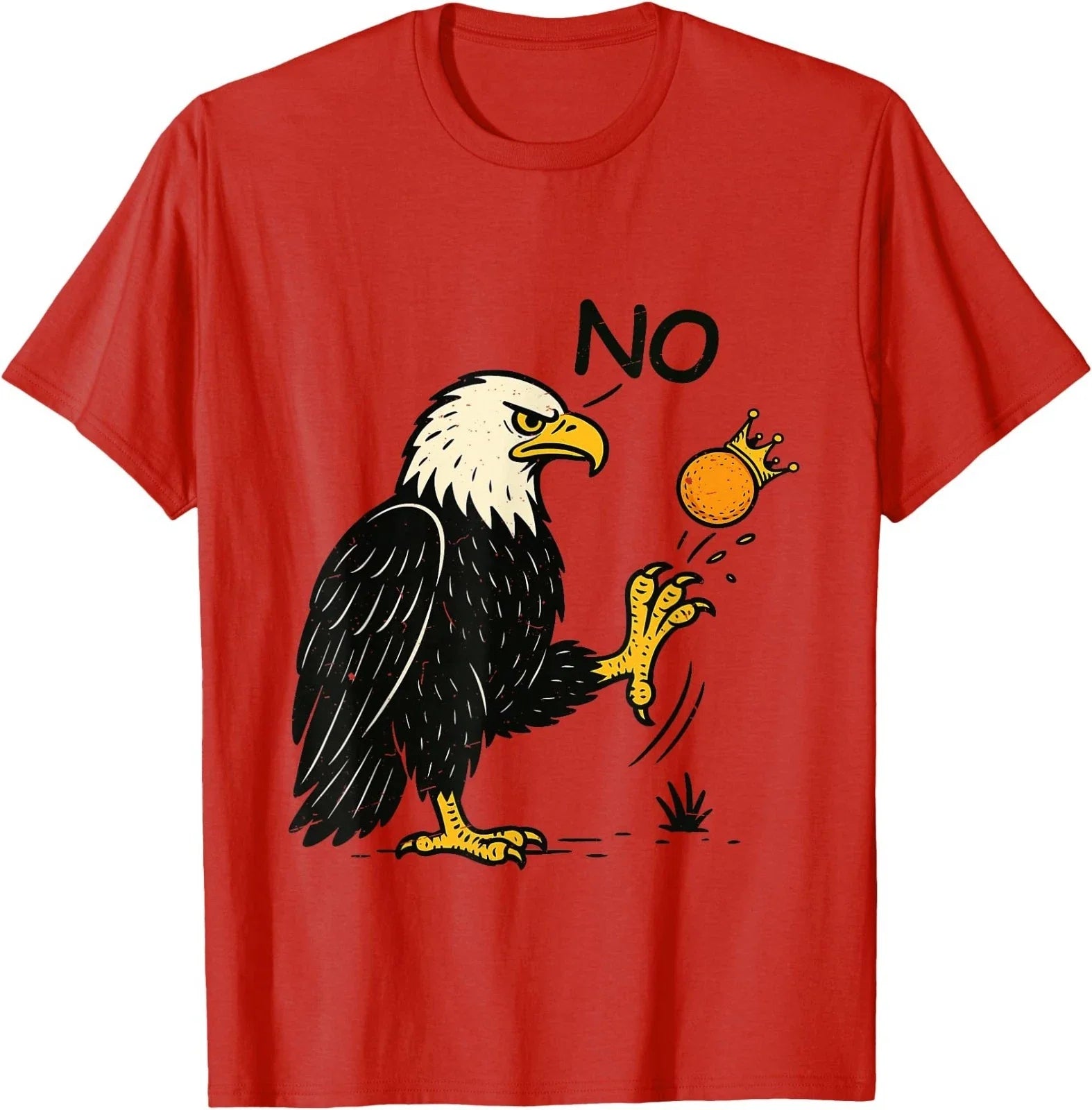Funny No Kings in America Retro Political Men Women - Adult & Kids T-Shirts, Sweatshirts & Hoodies apparel design preview 1