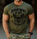 Department of War Established 2025 DOW USA Military - Adult & Kids T-Shirts, Sweatshirts & Hoodies apparel design preview 1