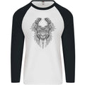 Two Roman Skulls Mens L/S Baseball - Adult & Kids T-Shirts, Sweatshirts & Hoodies apparel design preview 1