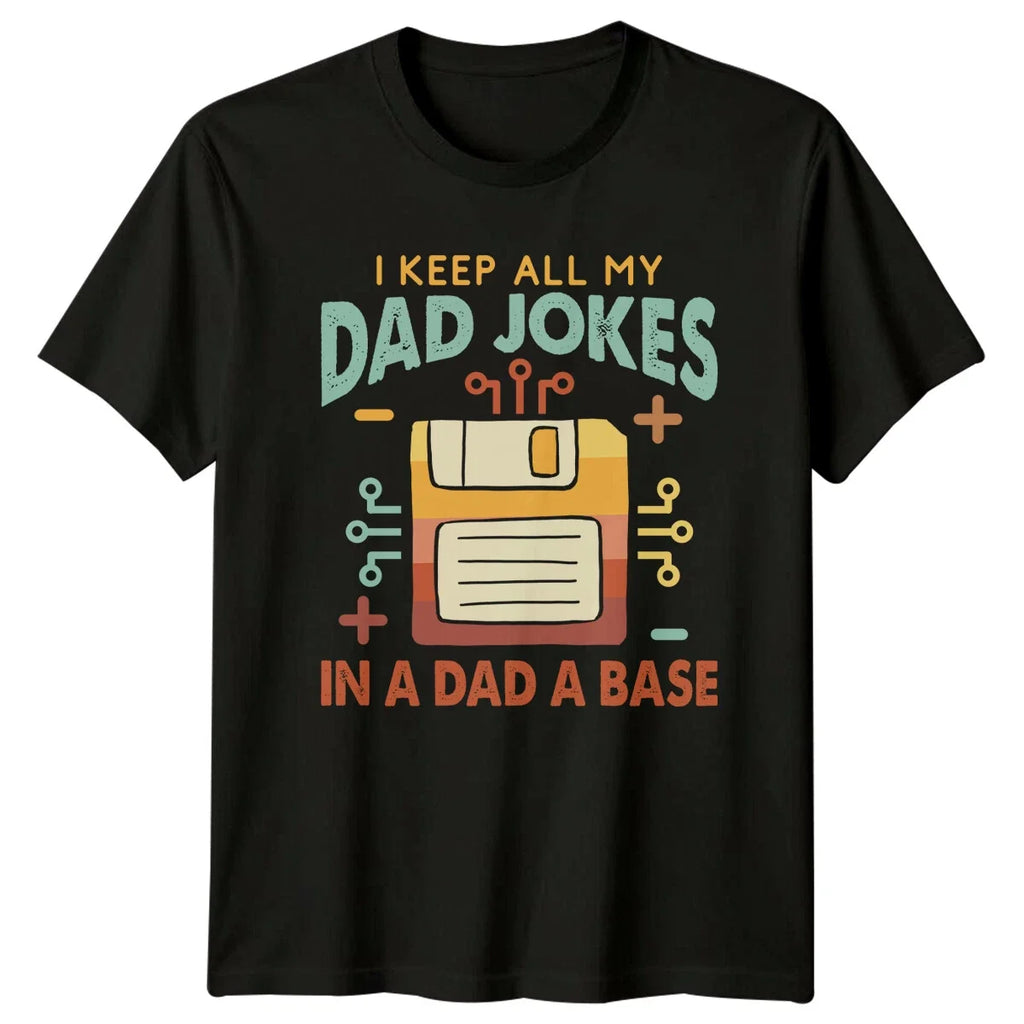 I Keep All My Dad Jokes In A Base Father's Day Gift - Adult & Kids T-Shirts, Sweatshirts & Hoodies apparel design preview 1