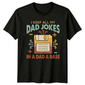 I Keep All My Dad Jokes In A Base Father's Day Gift - Adult & Kids T-Shirts, Sweatshirts & Hoodies apparel design preview 1