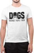Funny Dogs Because People Suck Dog Lover Animal - Adult & Kids T-Shirts, Sweatshirts & Hoodies apparel design preview 1