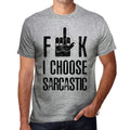 ULTRABASIC men's F**k I choose sarcastic - Adult & Kids T-Shirts, Sweatshirts & Hoodies apparel design preview 1