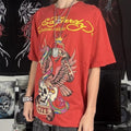 Ed Hardy Christian Audigier Y2K Gothic Skull Graphic - Adult & Kids T-Shirts, Sweatshirts & Hoodies apparel design preview 1
