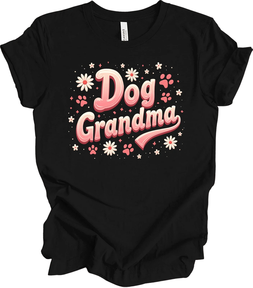 Best Dog Grandma Ever Funny Lover Gift for Women, Paw - Adult & Kids T-Shirts, Sweatshirts & Hoodies apparel design preview 1