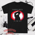 Simply Red It's Only Love Men's Black Size S to 5XL - Adult & Kids T-Shirts, Sweatshirts & Hoodies apparel design preview 1
