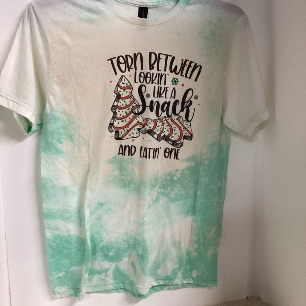 Novelty Christmas "Torn between looking like a snack - Adult & Kids T-Shirts, Sweatshirts & Hoodies apparel design preview 1