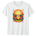 Kawaii Cute Burger Food Lover Fast Birthday Gift For - Adult & Kids T-Shirts, Sweatshirts & Hoodies apparel design preview 1
