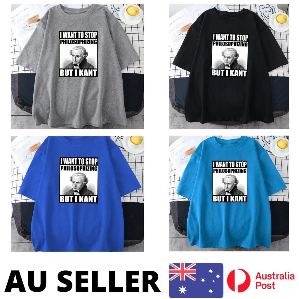 Kant Meme Philosophizing Funny Philosophy Male AU - Adult & Kids T-Shirts, Sweatshirts & Hoodies apparel design preview 1