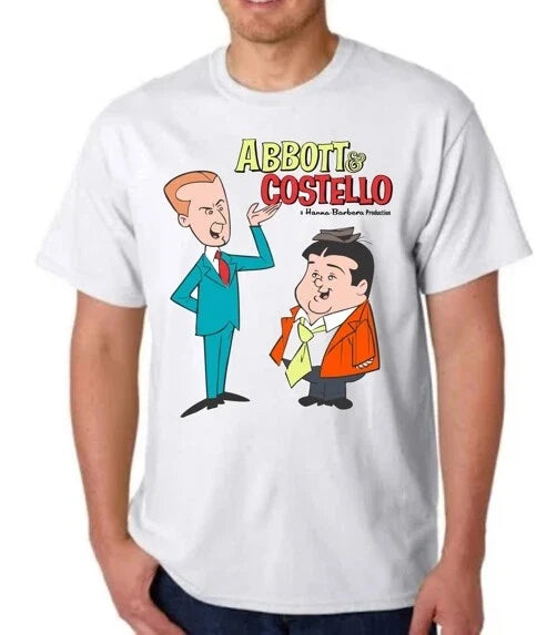 ABBOTT COSTELLO HANNA BARBERA CARTOON FANS ANIMATION - Adult & Kids T-Shirts, Sweatshirts & Hoodies apparel design preview 1