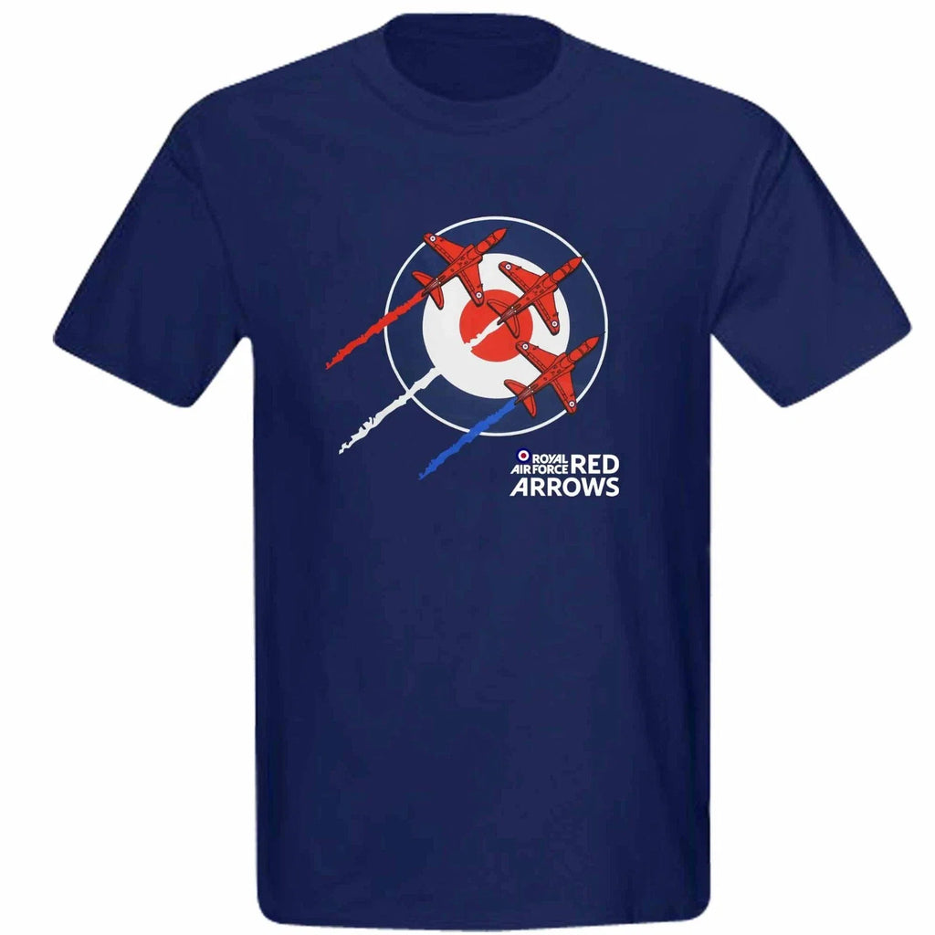 Official RAF Red Arrows Diamond Nine (100% Cotton - Adult & Kids T-Shirts, Sweatshirts & Hoodies apparel design preview 1