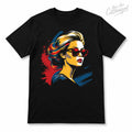 Pop Art Woman Sunglasses Black or White Unisex - Adult & Kids T-Shirts, Sweatshirts & Hoodies apparel design preview 1