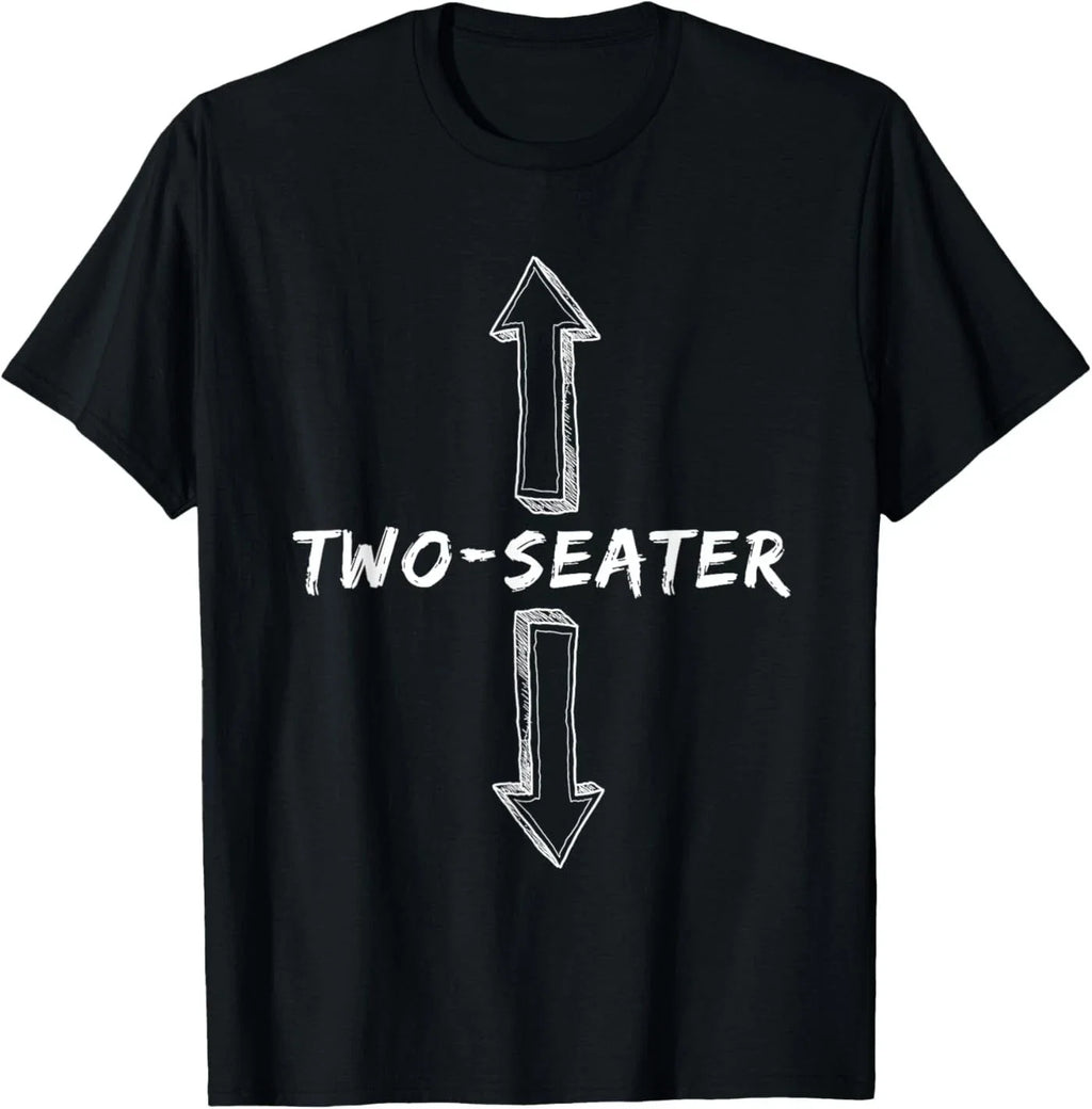 Two Seater Dirty Humor Funny Sarcastic Offensive Gag - Adult & Kids T-Shirts, Sweatshirts & Hoodies apparel design preview 1